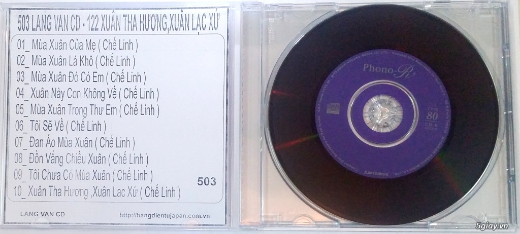 Đĩa Nhạc CD Phono Mitsubishi Chất Lượng Cao - 39