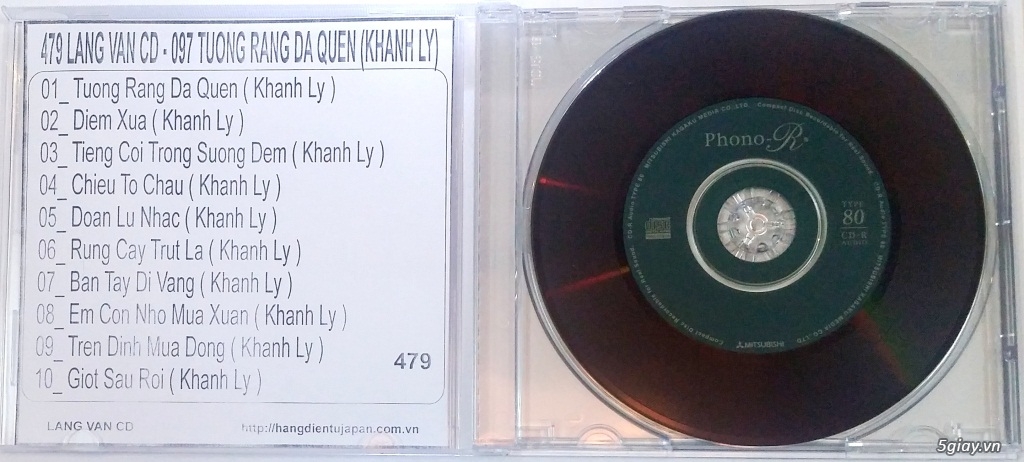 Đĩa Nhạc CD Phono Mitsubishi Chất Lượng Cao - 18