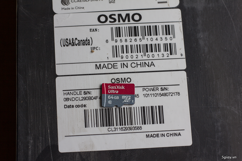 Cần Bán DJI OSMO 4K full box kèm thẻ nhớ 64Gb, Mic DJI, 2 Túi đựng - 3