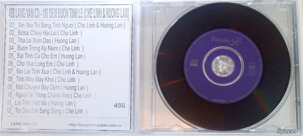 Đĩa Nhạc CD Phono Mitsubishi Chất Lượng Cao - 36