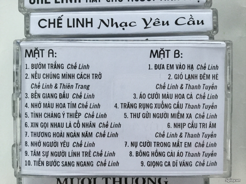Băng cassette Chế Linh, Tuấn Vũ, Giao Linh, Hương Lan... - 4