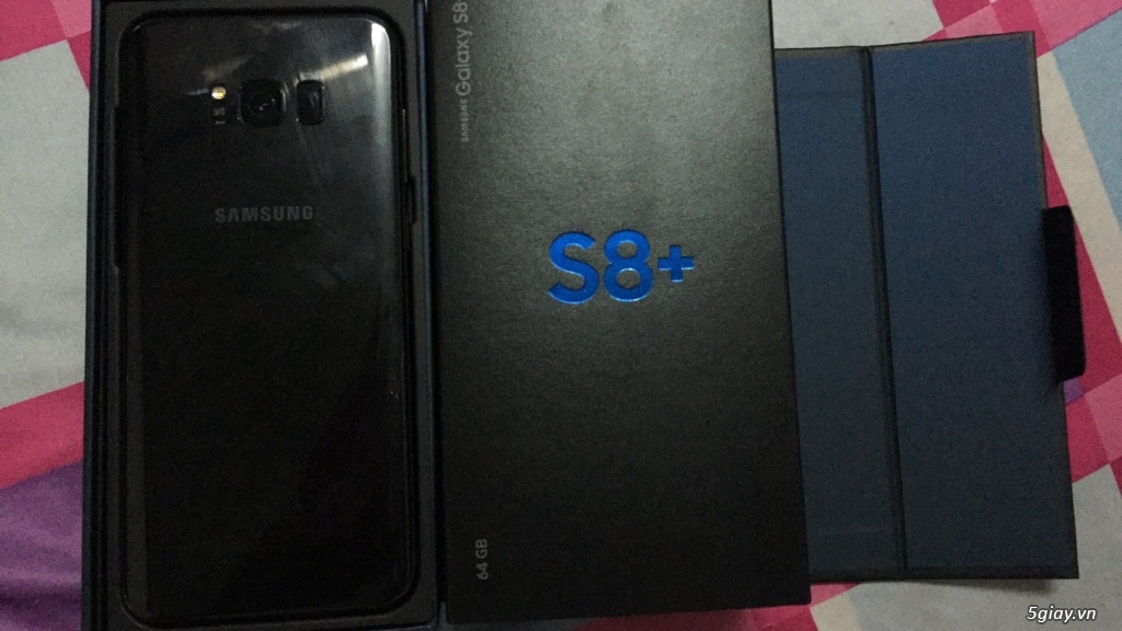 Samsung S8 plus 64Gb màu đen bóng fullbox - 1