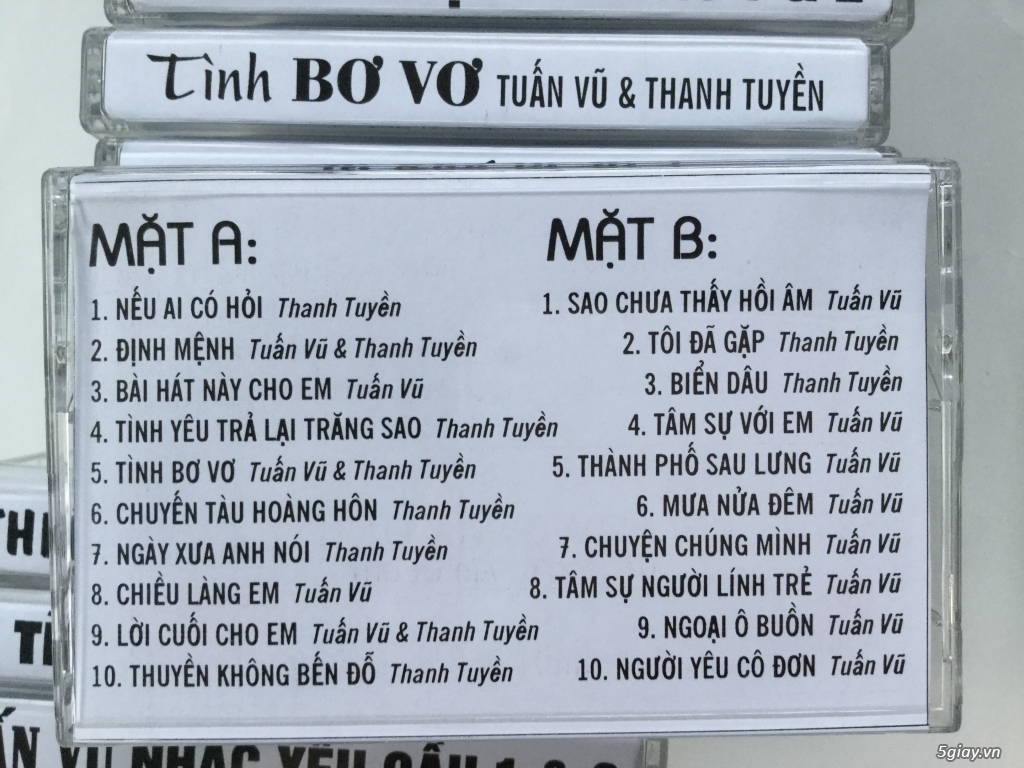Băng cassette Chế Linh, Tuấn Vũ, Giao Linh, Hương Lan... - 8