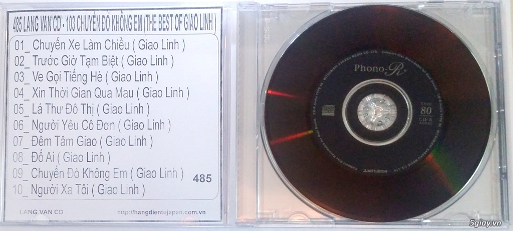 Đĩa Nhạc CD Phono Mitsubishi Chất Lượng Cao - 24