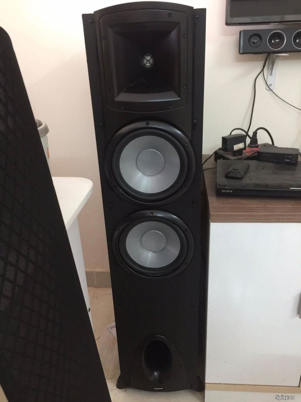 bán loa Loa Klipsch F30 black , và ampli denon AVRX2000 5giay