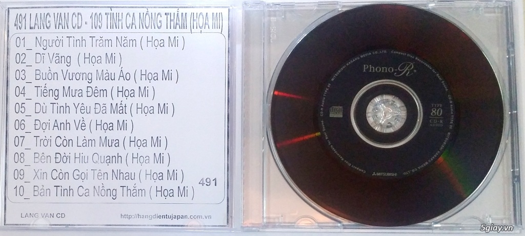 Đĩa Nhạc CD Phono Mitsubishi Chất Lượng Cao - 29