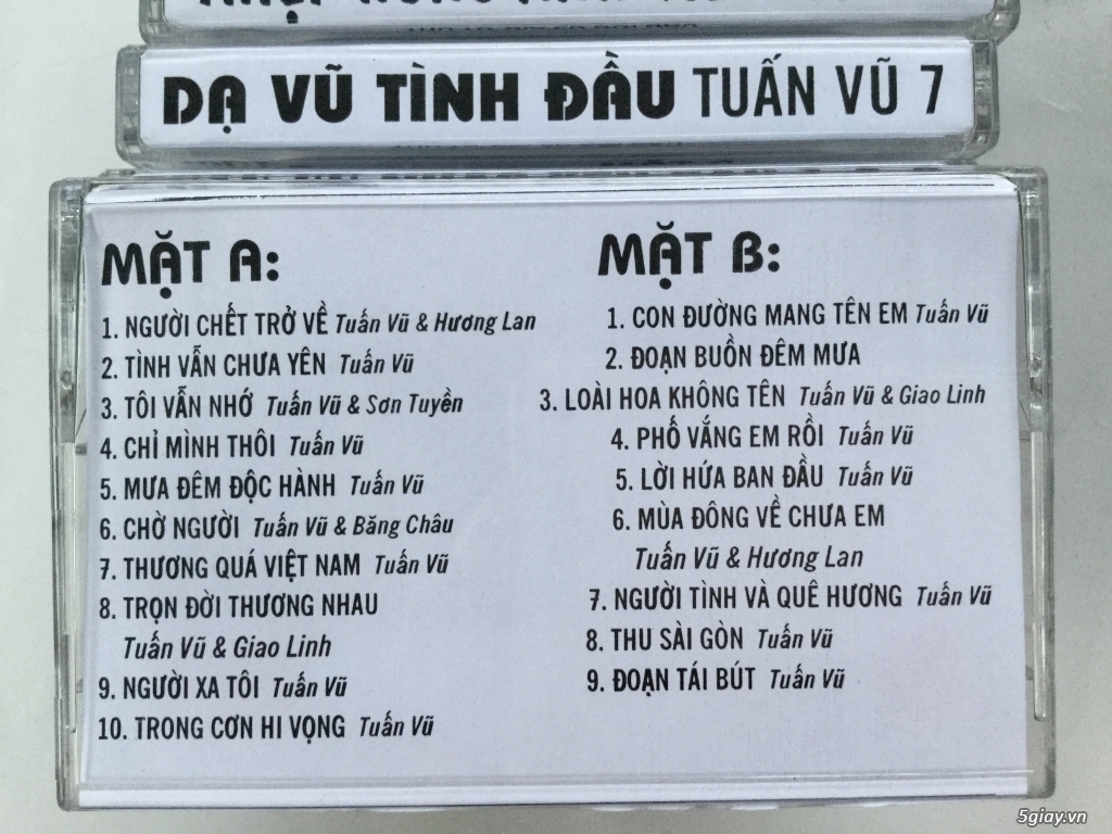 Băng cassette Chế Linh, Tuấn Vũ, Giao Linh, Hương Lan... - 6