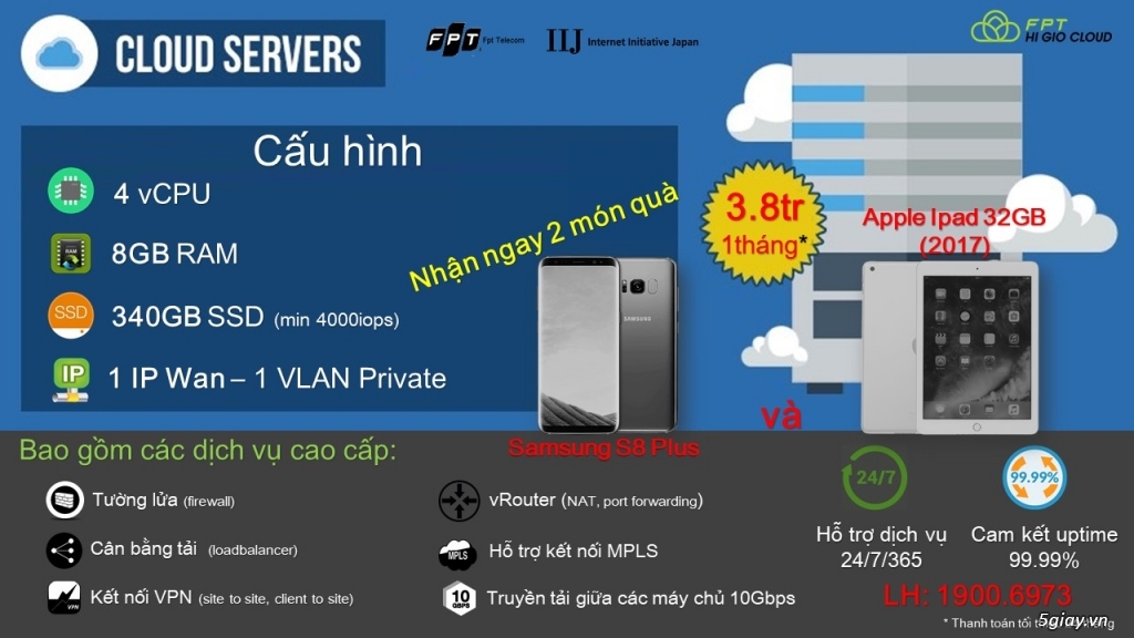 Dịch vụ server - cloud số 1 Việt Nam của FPT - 1