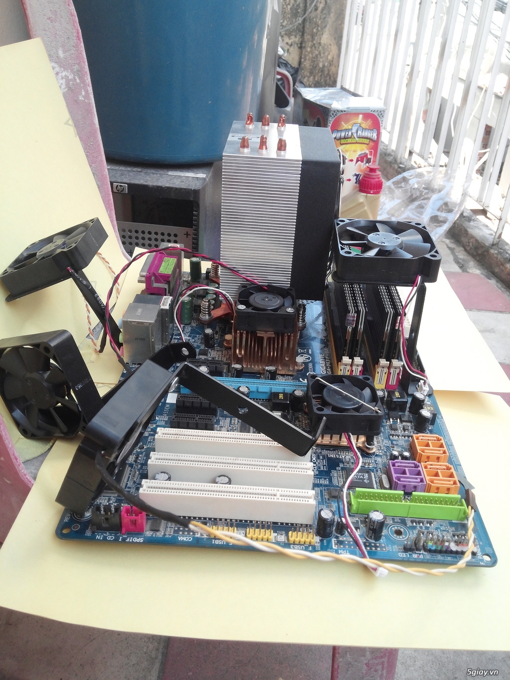 Hub Fan PWM, Backplate AMD 115x,775,1366clip 2011 gông, Ốc Đồ Mod Case - 26