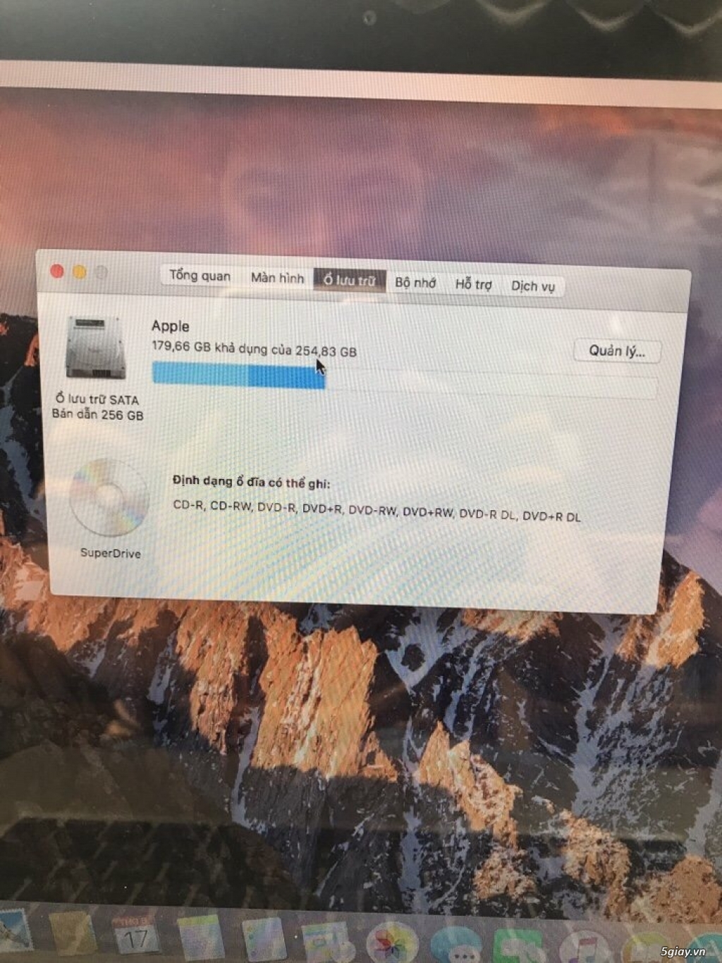 Cần bán nhanh macbook pro 2010 core i7 - 3