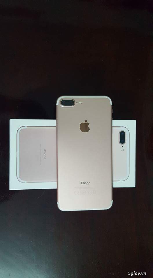 Iphone 7 plus 32gb vàng hồng 99,99%, HÀNG FPT VN bh 5/2018 - 1