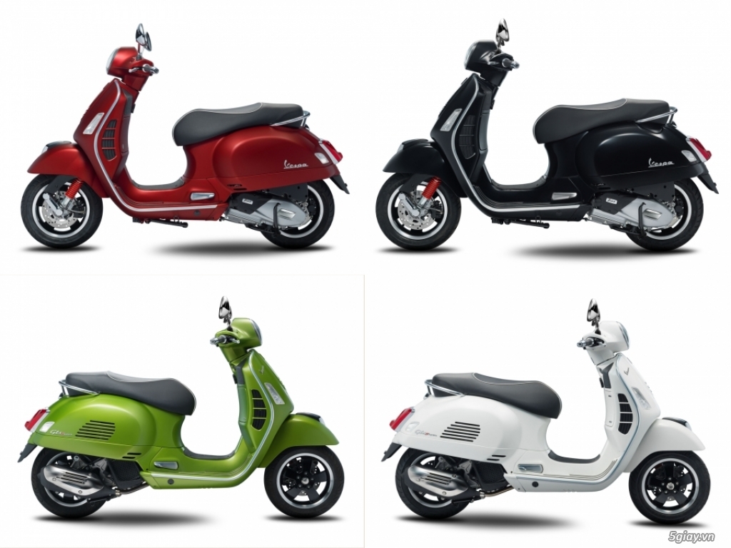 Vespa GTS Super 125CC giá 89 triệu/Vespa GTS Super 300CC giá 120 triệu