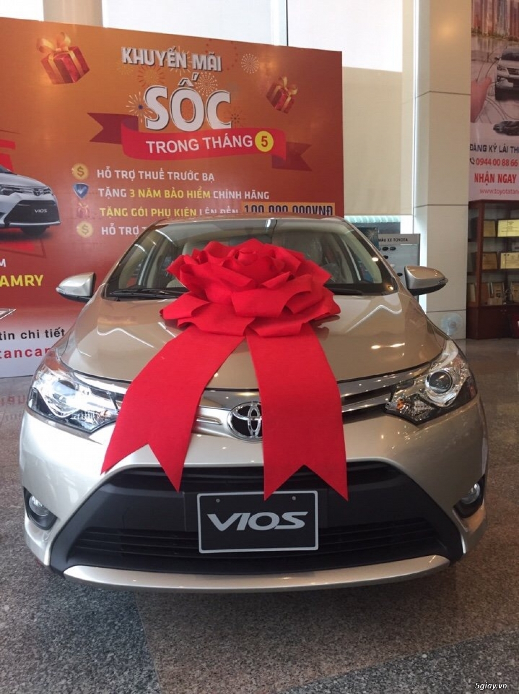 Toyota Vios 1.5E 2017 giá sốc nhất thị trường