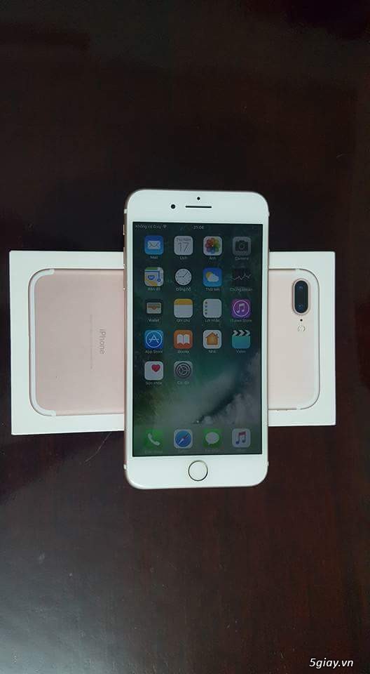 Iphone 7 plus 32gb vàng hồng 99,99%, HÀNG FPT VN bh 5/2018