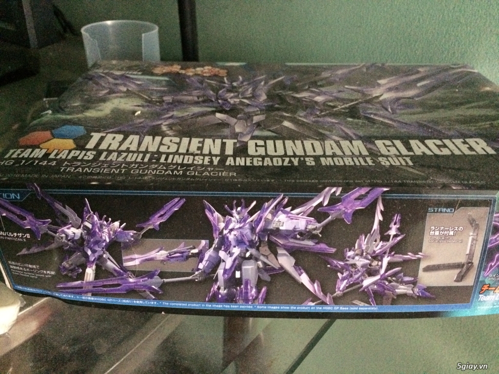 Mô hình Gundam Transient Glacier. chính hãng Bandai HG 1/144 - 1