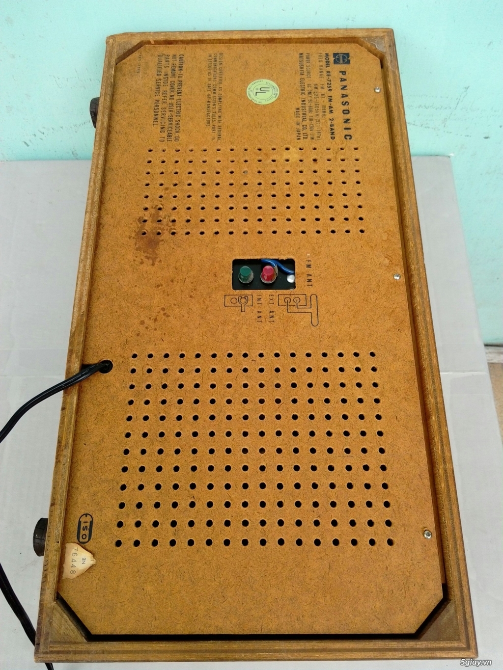 Radio Panasonic , FM -AM , 2-BAND Made in Japan - Điện 110v (MÃ số 2) - 6