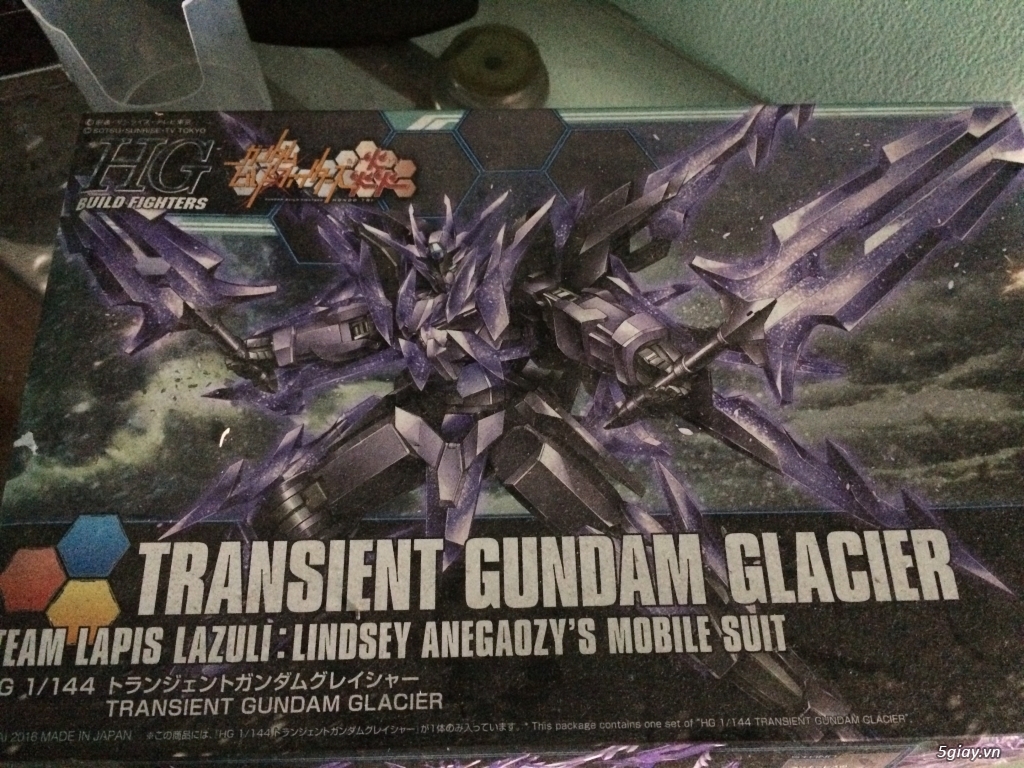 Mô hình Gundam Transient Glacier. chính hãng Bandai HG 1/144