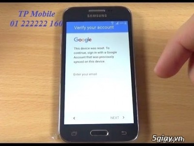 Dịch vụ xóa tài khoản Samsung Google Account Galaxy S7/S7 Edge