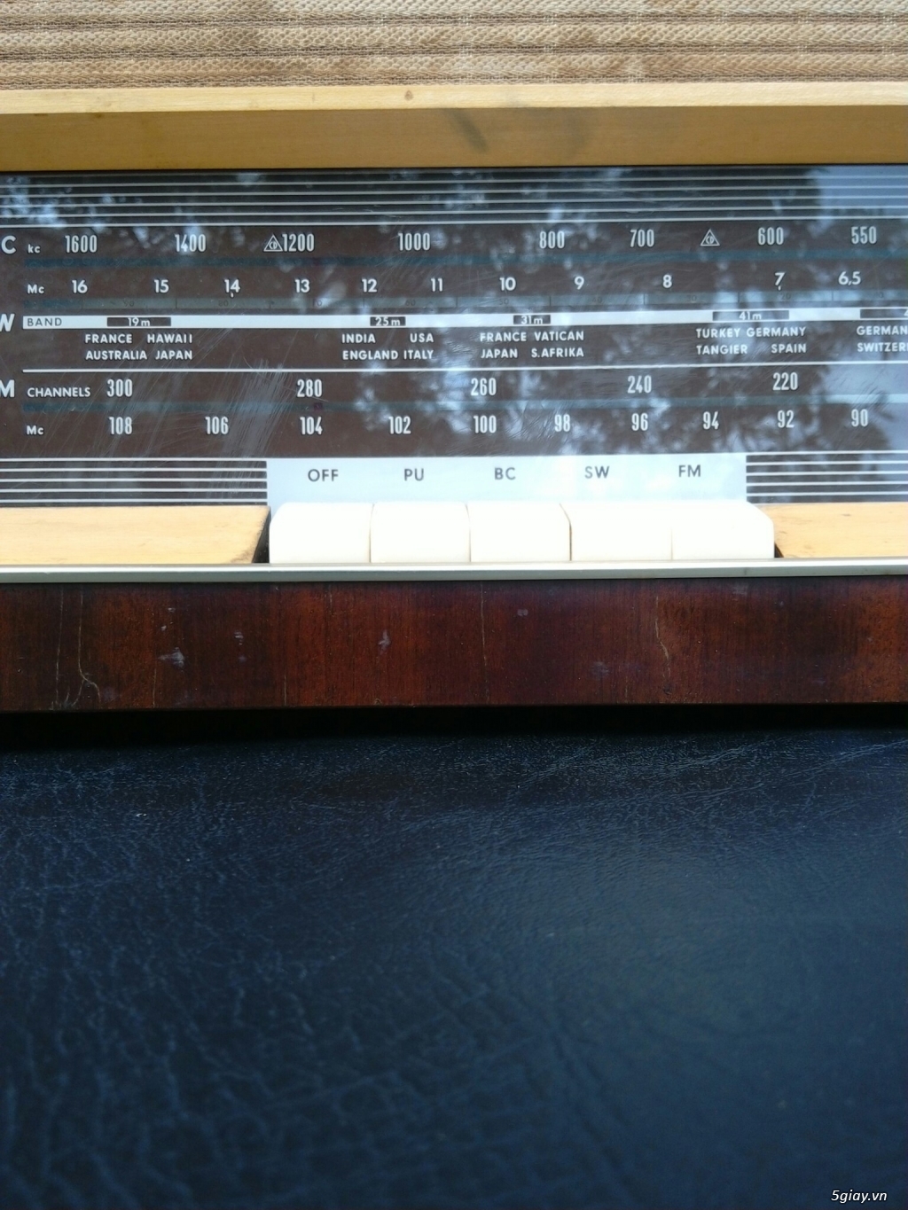 Radio Grundig ( Tube  Đèn) Made in Germany  Điện 110v - 10