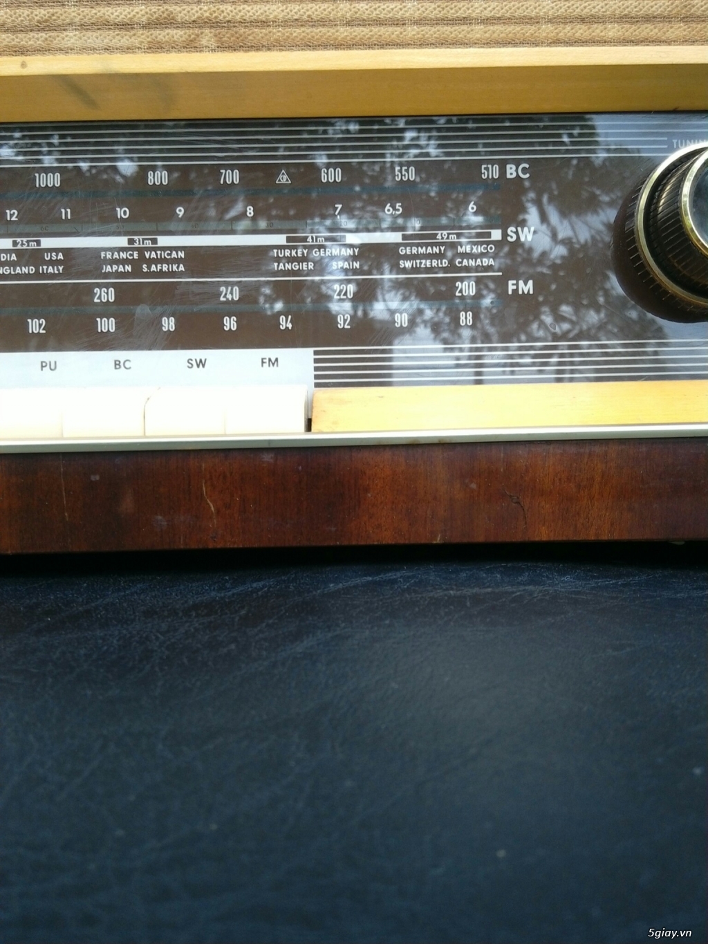 Radio Grundig ( Tube  Đèn) Made in Germany  Điện 110v - 14