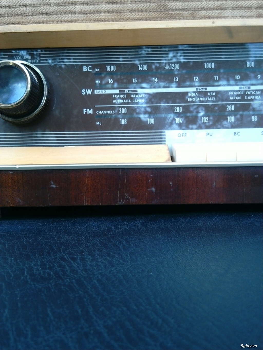 Radio Grundig ( Tube  Đèn) Made in Germany  Điện 110v - 9