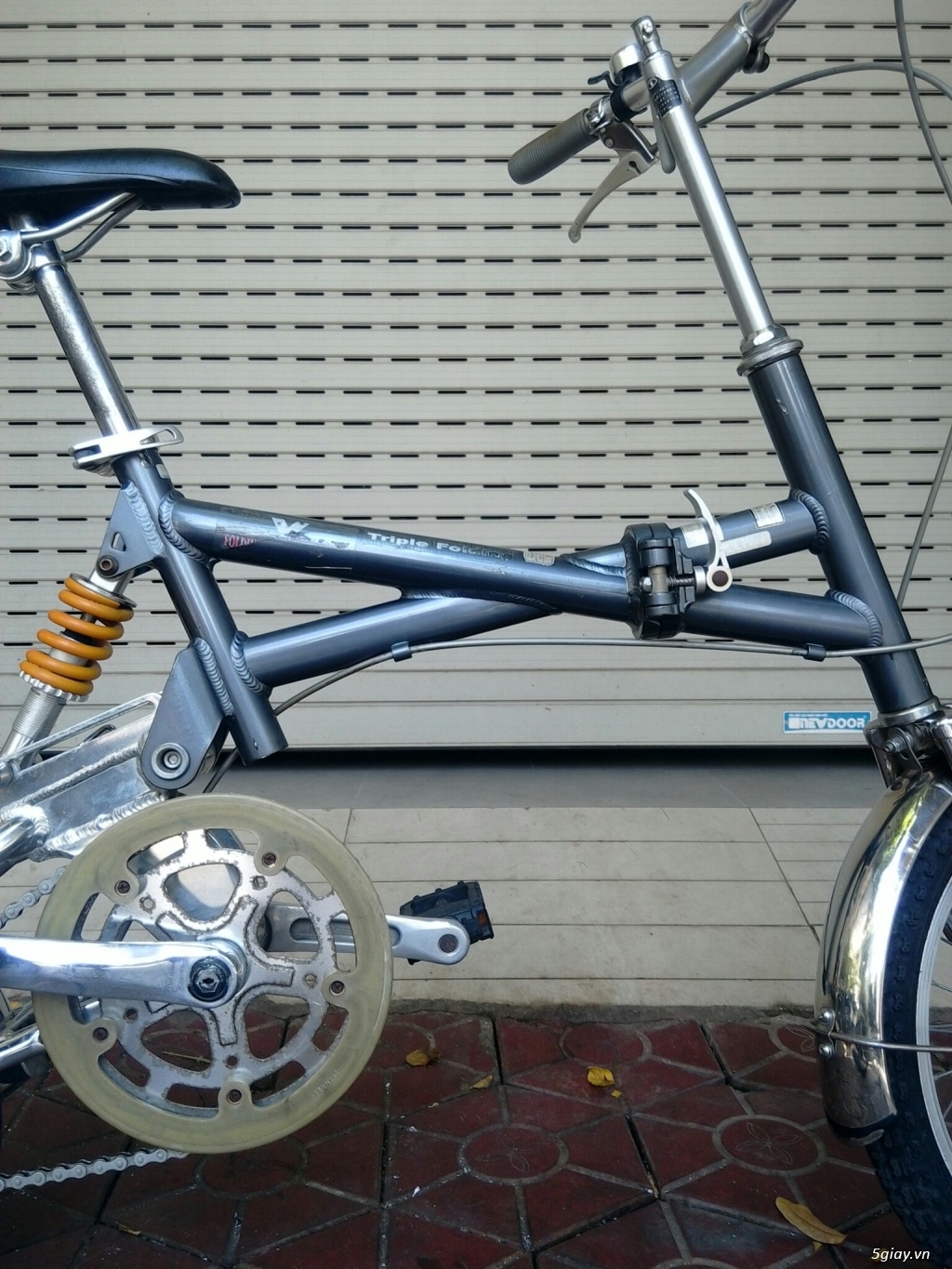 Xe đạp Xếp - Hàng bãi Nhật + Khung sườn hợp kim nhôm. + Đi nhẹ êm - 8