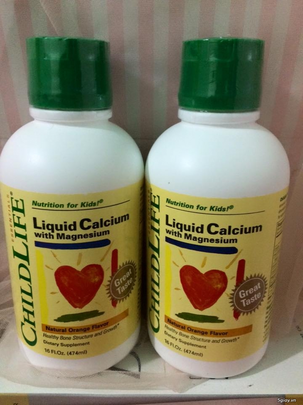 ChildLife Calcium & Magnesium- Siro vị cam - phát triển chiều cao - 2