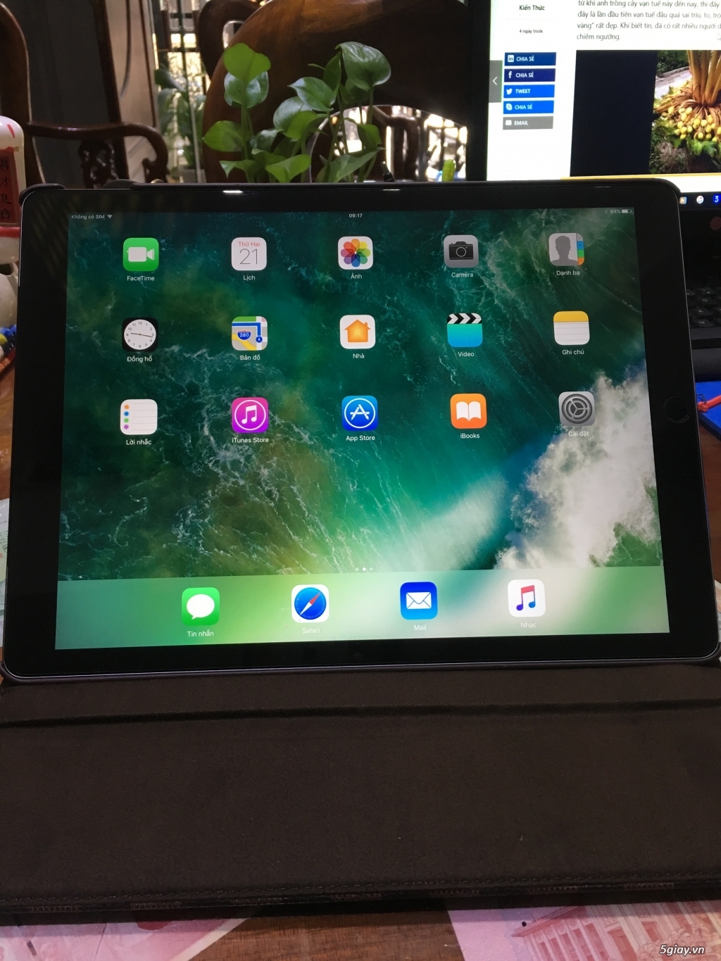 Bán iPad Pro 12.9  128G, 4G, Grey Máy Đẹp Như Mới Zin All - 2