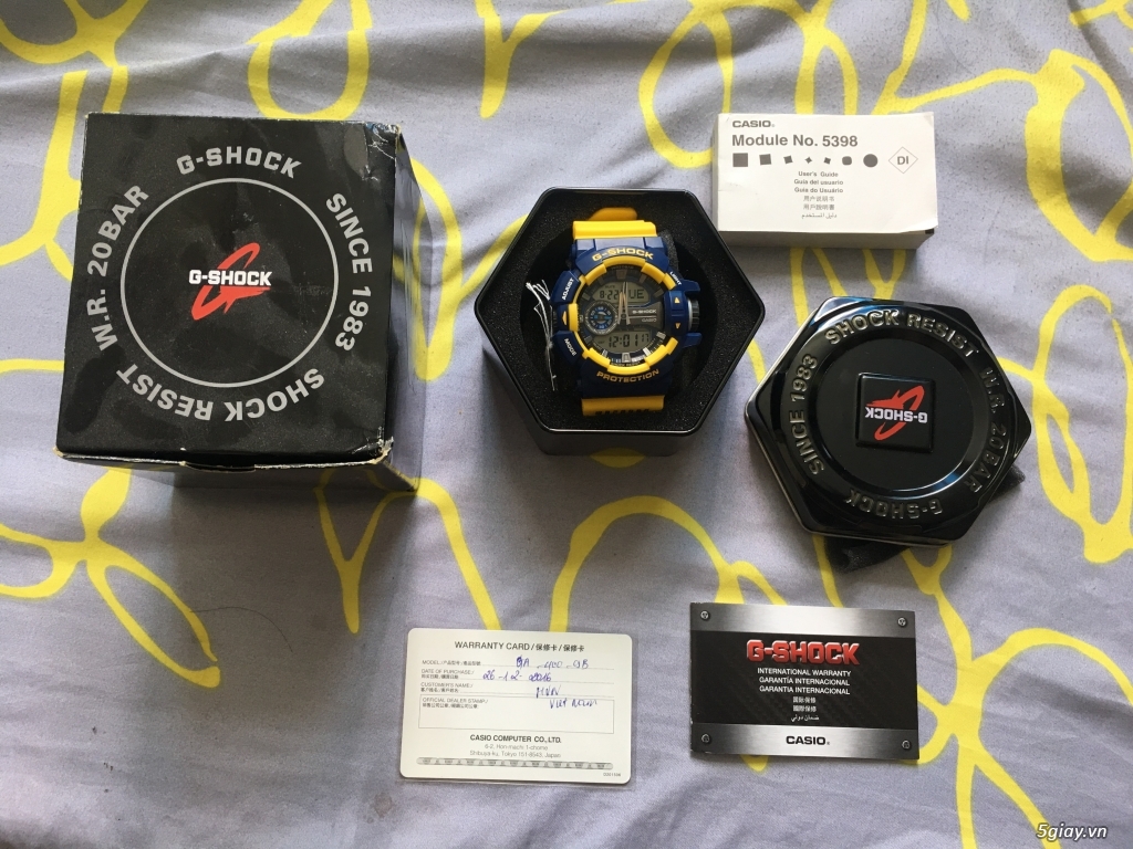 Đồng hồ nam Casio G-Shock GA-400-9B CHÍNH HÃNG - 1