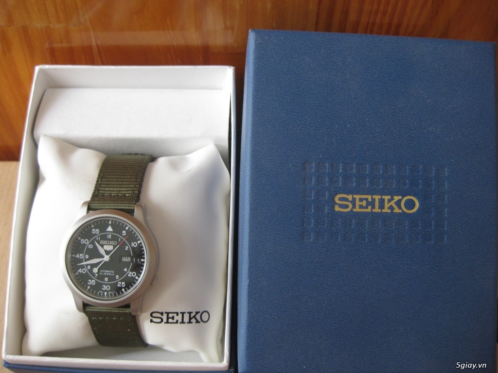 Đồng hồ Seiko 5 Quân đội Automatic - dòng k1 xuất Châu Âu