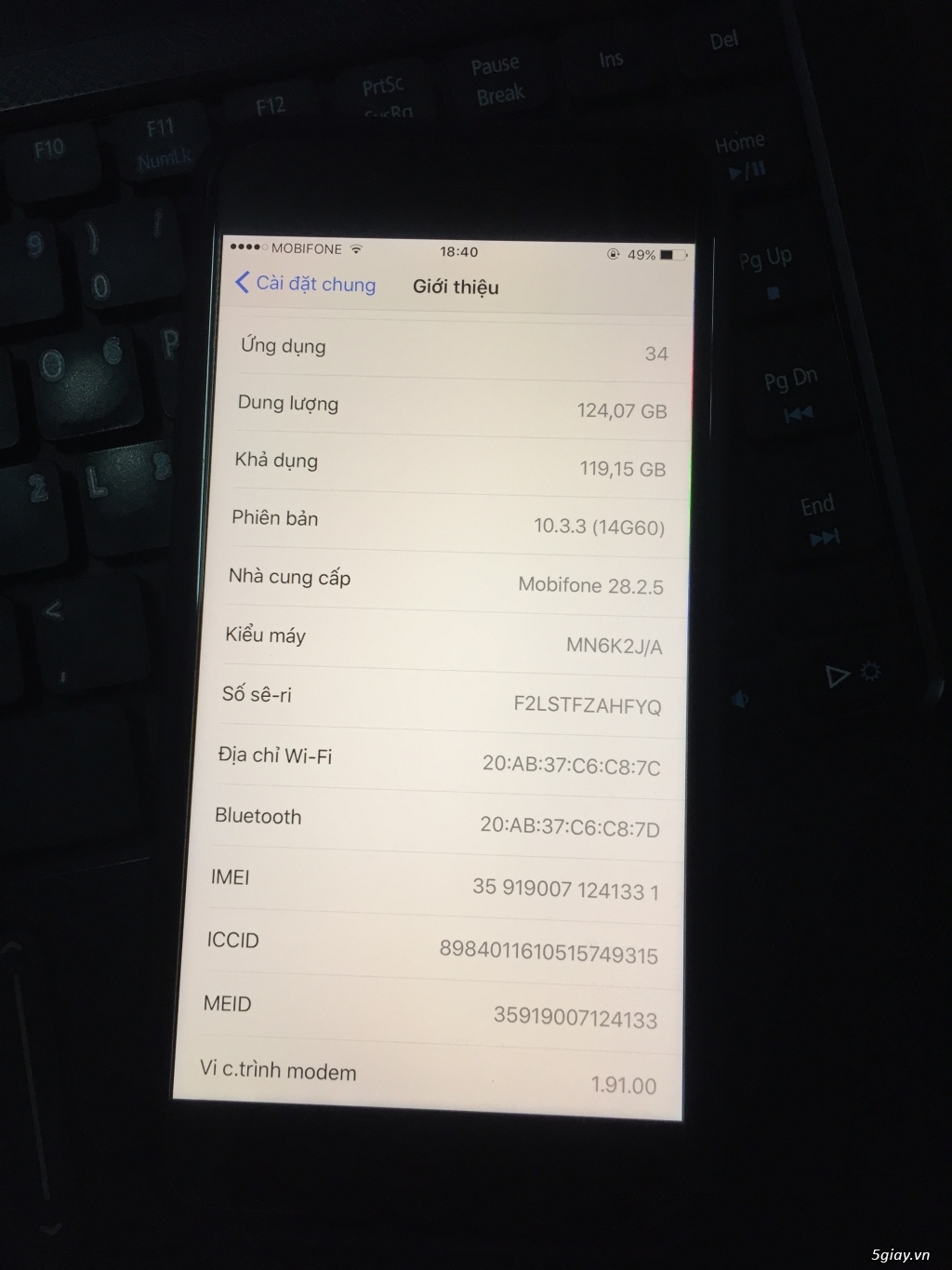 Cần bán hoặc giao lưu  iphone 7 plus 128G Jet Black mới 99% - 3