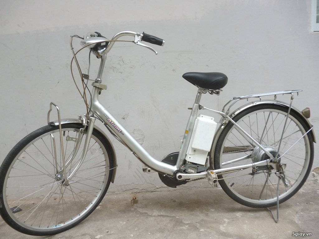 Xe đạp điện và trợ lực hàng bãi Nhật Bản