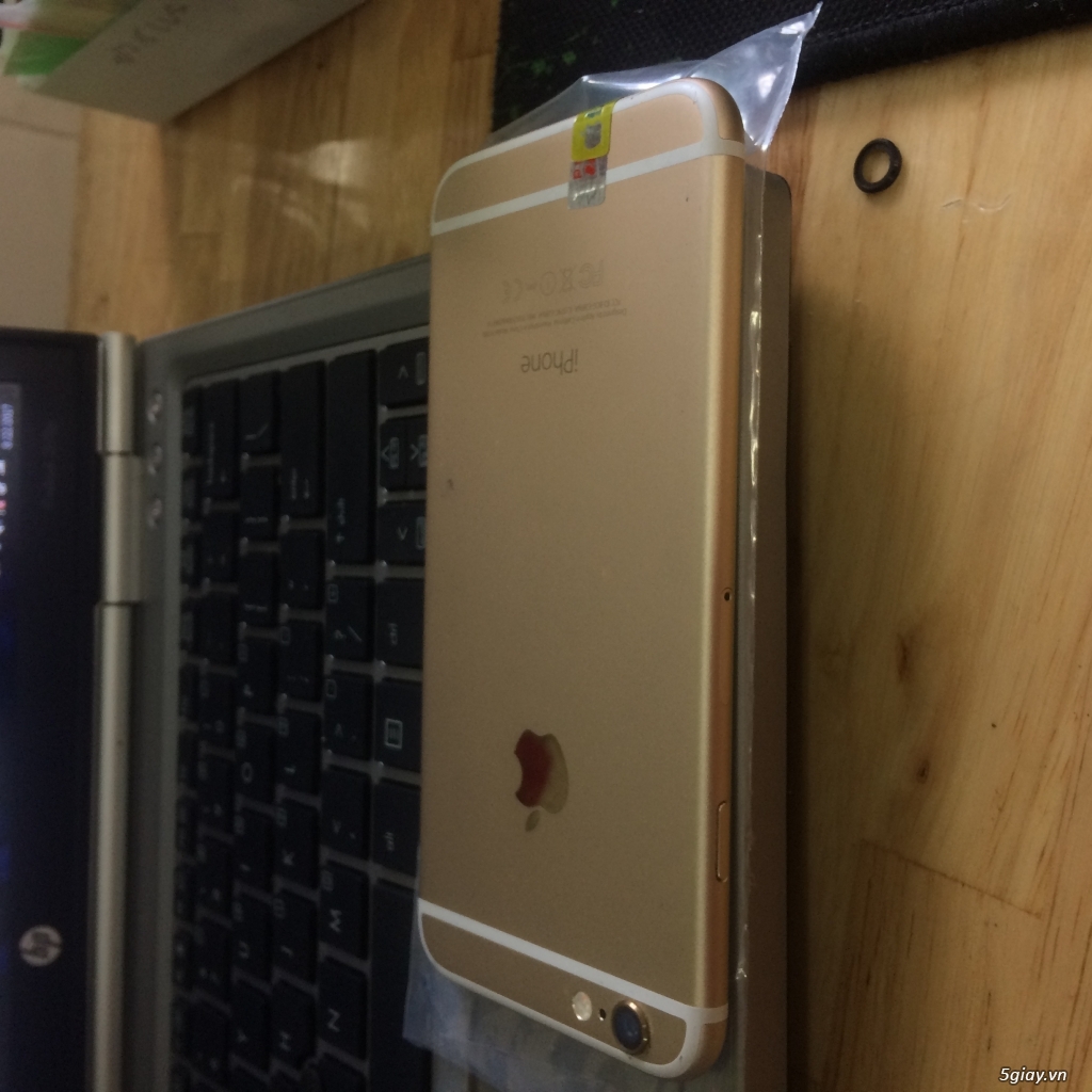 iphone 6 128g gold , quốc tế máy zin nguyên bản đẹp - 1
