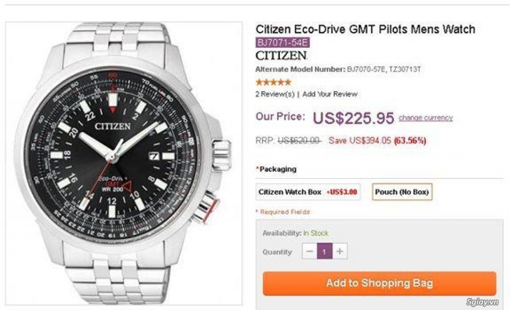 Đồng hồ Citizen, Seiko, Orient chính hãng bao giá toàn quốc
