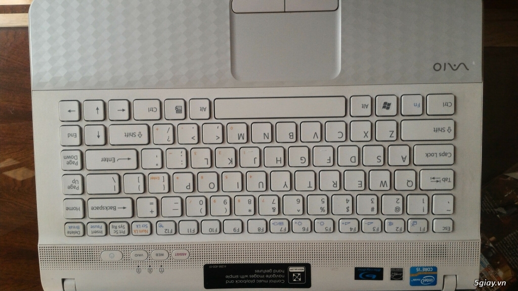 SONY VPCEG : I5 2450M/RAM 6GB/ HDD 500GB. Máy màu trắng tinh khôi - 2
