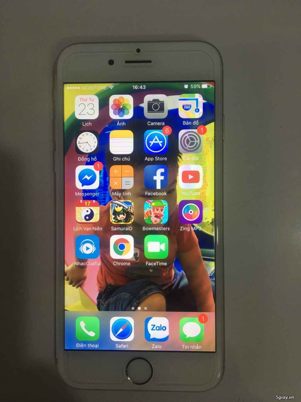 Iphone 6 màu bạc 16Gb zin chưa bung, rất đẹp - 2