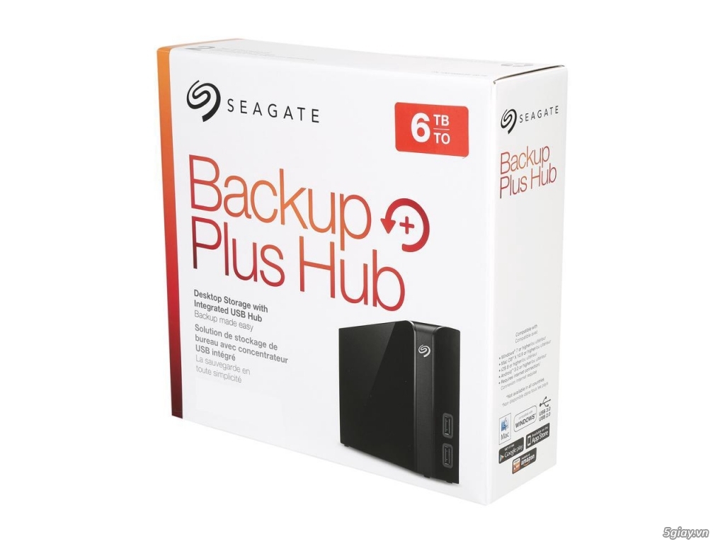HDD 6TB Seagate Backup Plus Hub USB 3.0