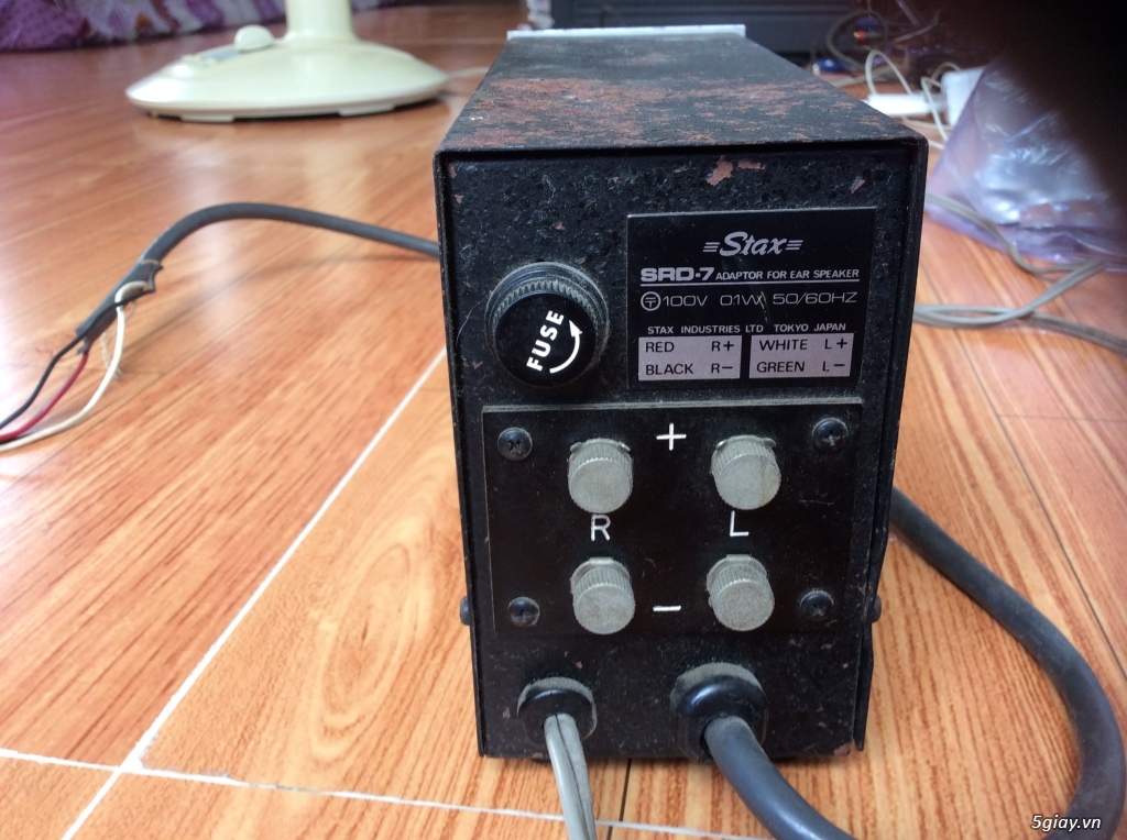 Bán stax srd 7 ( adaptor for ear speaker ) gia 900 ngàn - 1