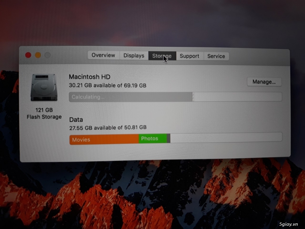 Macbook-pro-2015-13inch-i5-8g-128ssd -mf839- 20tr5 - 2