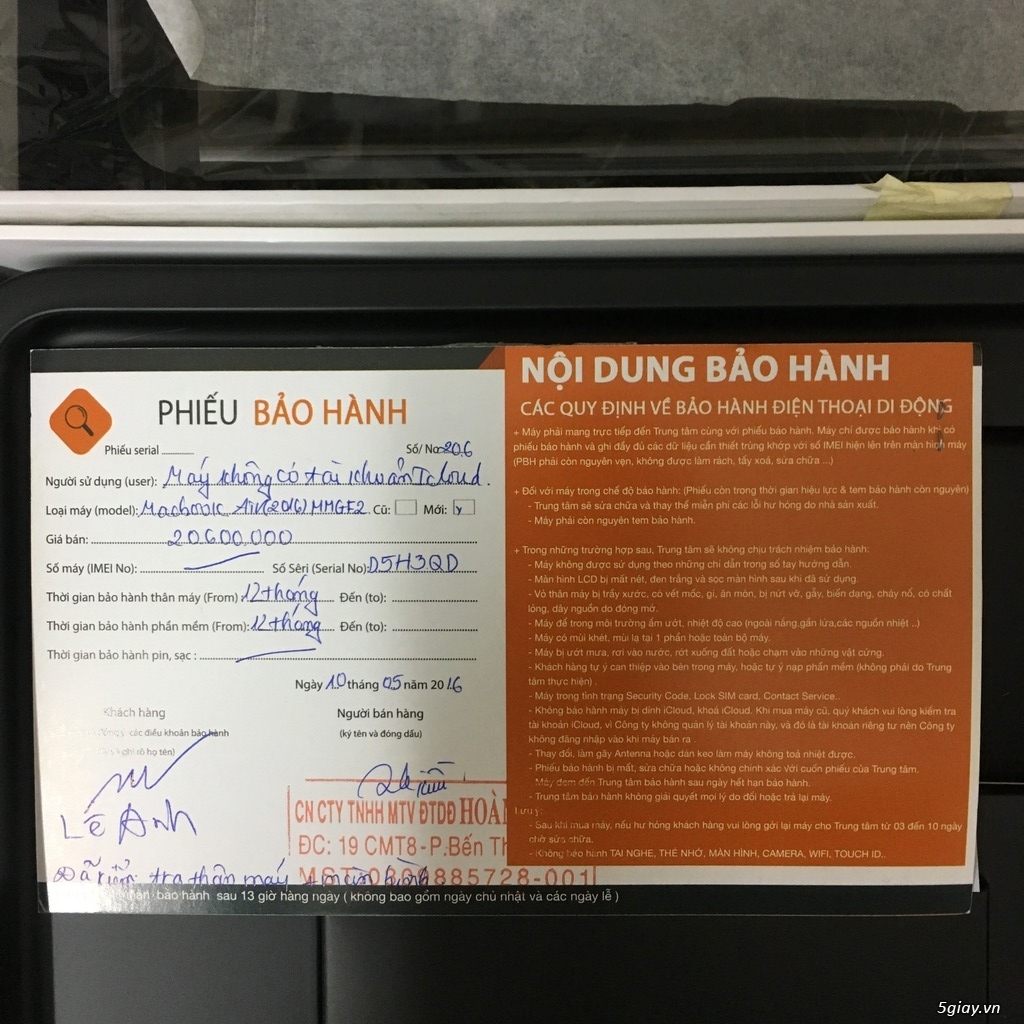 Macbook Air 2016 Fullbox PK, Ít Dùng, Mới 99,9% - 4