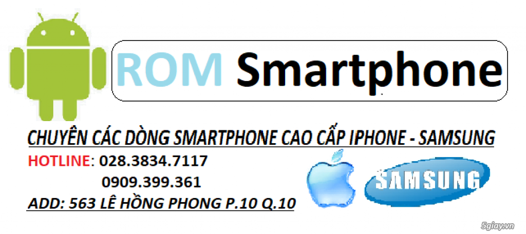 ROM Smartphone mới khai trương giảm giá cực mạnh và nhiều ưu đãi !!!