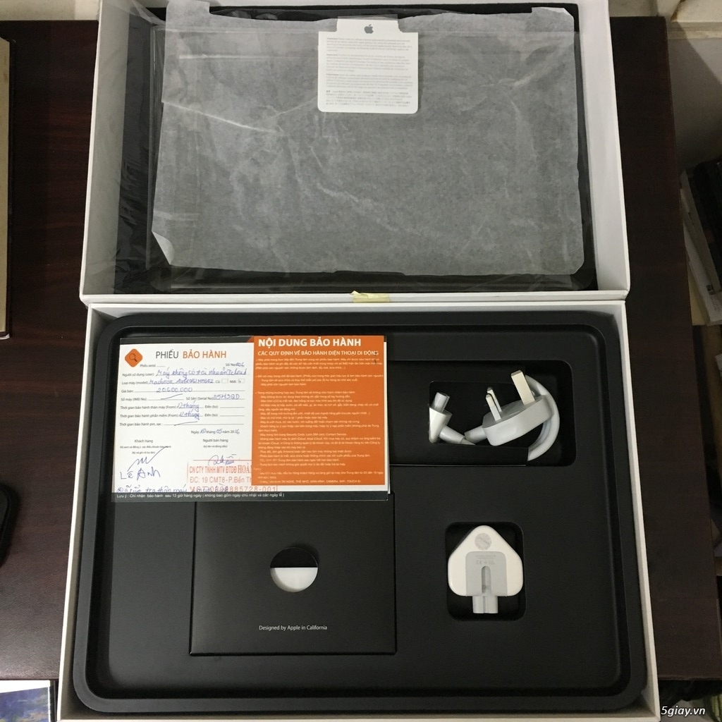 Macbook Air 2016 Fullbox PK, Ít Dùng, Mới 99,9% - 3