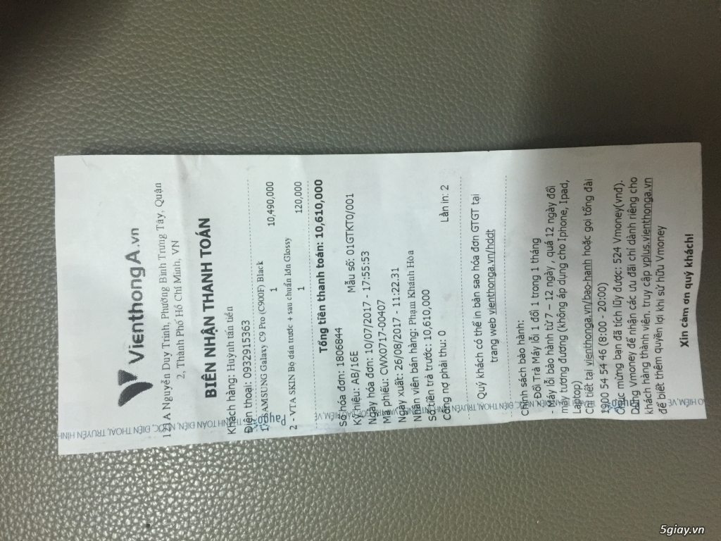 Bán samsung c9 pro fullbox mới 97%