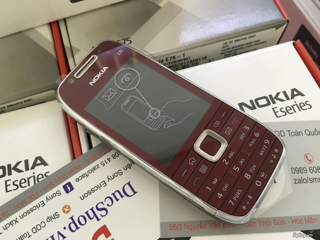 bán NOKIA E75 new 100% fullbox chưa qua sử dụng cho ae đam mê - 2