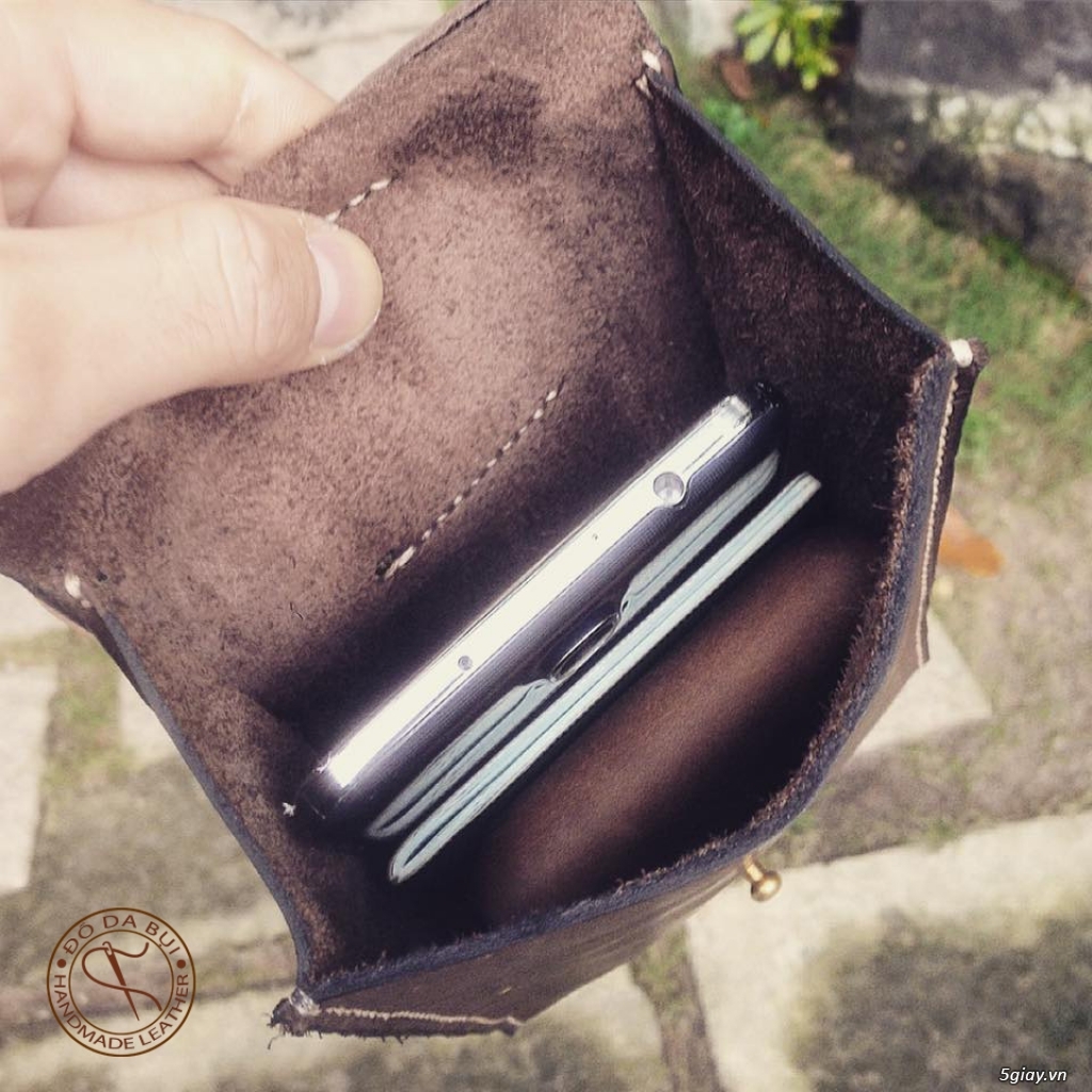 TÚI PHƯỢT - HANDMADE 100% DA BÒ - 5