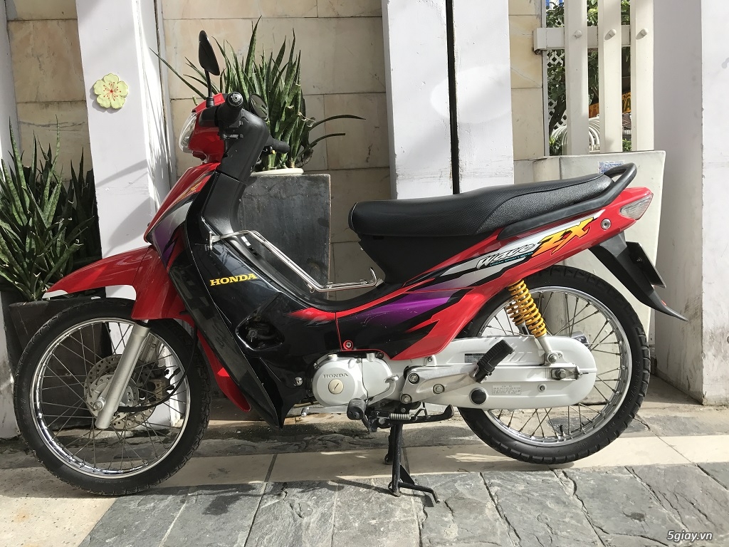 honda wave zx 2005 đỏ-đen