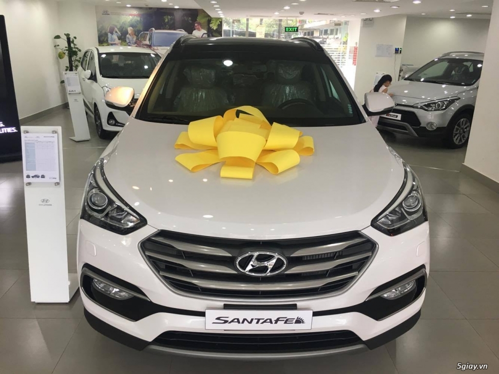 Hyundai santafe 2017 giảm tối đa 120 triệu..0914200733 - 4