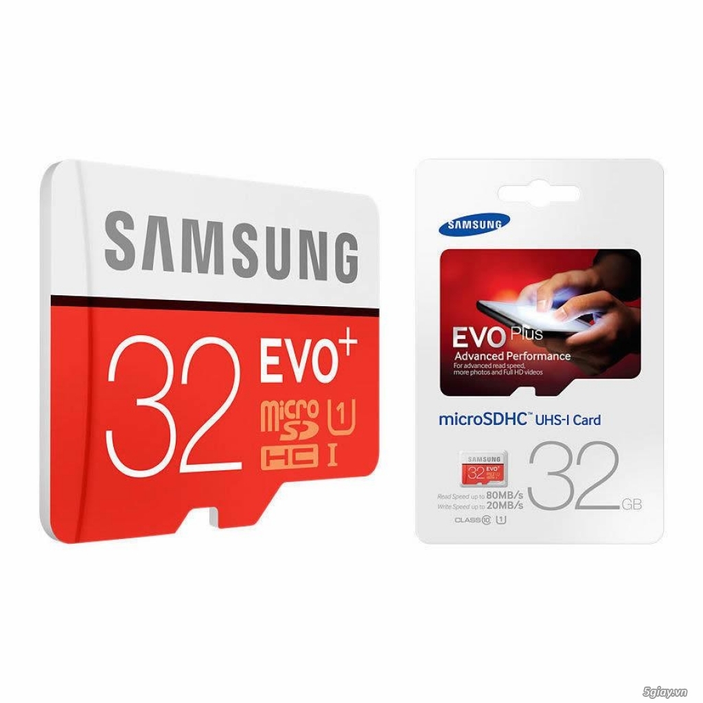 Thẻ nhớ Samsung Evo Plus 32G 95M/s