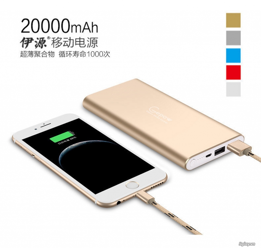 Pin sạc dự phòng pineng 10000mah-20000mah - 6