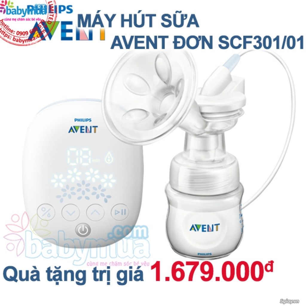 Máy Hút Sữa Avent Điện Đơn Scf301/01 Chính Hãng Bh 2 Năm Toàn Quốc - 12